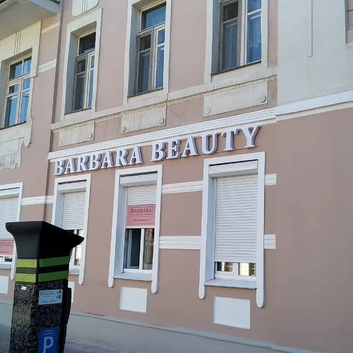 barbara beauty — общий вид готовой вывески