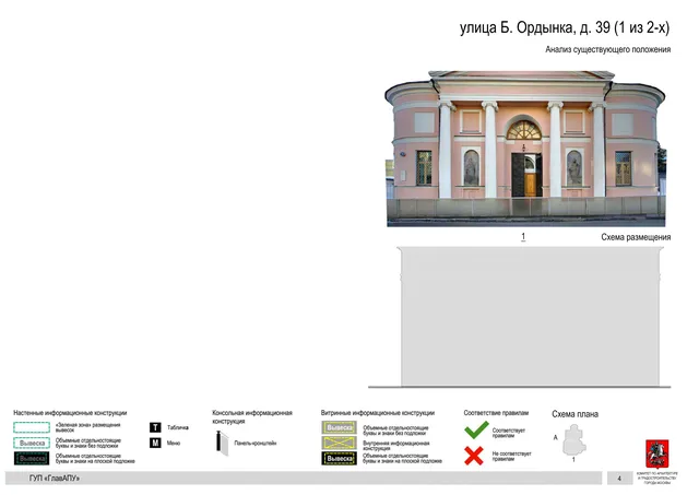 Архитектурная концепция размещения вывесок — 1 из, 2-Х, Москва, страница PDF 7 · Документ по адресу · Архитектурно-художественная концепция